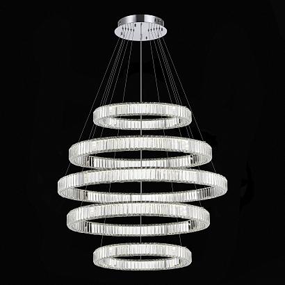 sl1622.103.05 светильник подвесной  st-luce хром/прозрачный led 1*255w 4000k tivoli, доставка по Казахстану 