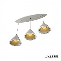 подвесной светодиодный светильник iledex moon wl8858-3a wh, доставка по Казахстану 