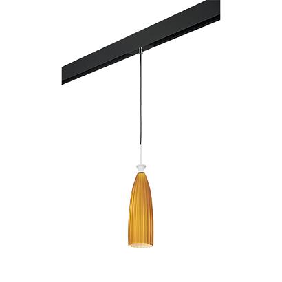 PRO810013 Светильник д - 1-фазн трека AGOLA 1х40W E14 ХРОМ - ЯНТАРЬ - ЧЕРНЫЙ  810013 - 595007 купить в Алматы svet.kz