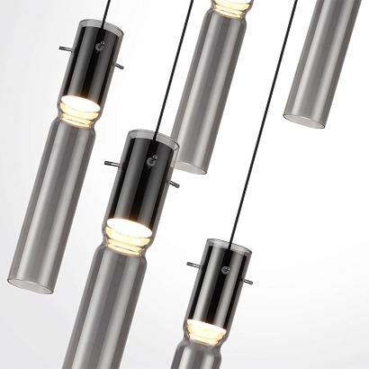 5058/25l pendant odl24 325 подвесной светильник led 5*5w 3000k scrow, доставка по Казахстану 