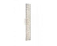 NEWPORT 8240 8244/A , Бра, Chrome Clear crystal L7,6*H51*Sp5,5 cm LED strip 13W 3000K 1300Lm