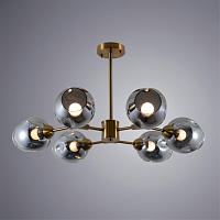 Дополнительная картинка Потолочная люстра Arte Lamp Yuka Smoky A7759PL-6PB