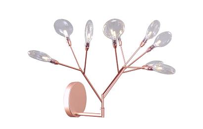 Бра Crystal Lux EVITA AP9 COPPER/TRANSPARENT Crystal Lux 1693/409