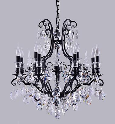 люстра crystal lux magnifico sp13 black/transparent crystal lux 2310/313, доставка по Казахстану 