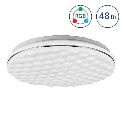 люстры светильник lumin'arte led alfa 48w rgb  димм. 3000-6000k max 4000lm пульт ду эффект  звездного неба  60x380mm ip20, доставка по Казахстану 
