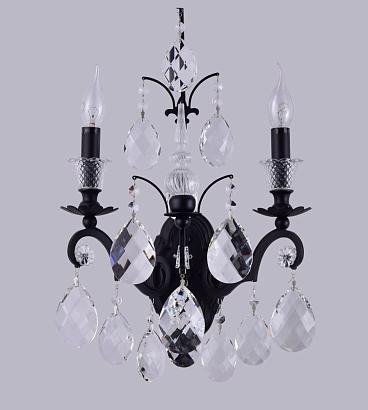 Бра Crystal Lux MAGNIFICO AP2 BLACK/TRANSPARENT Crystal Lux 2310/402