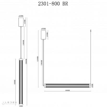 люстры светильник подвесной iledex rocks iledex 2301-800 br, доставка по Казахстану 