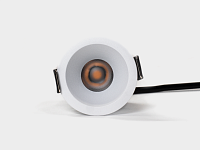 RC-D52-7-WH-NW65, светильник встраиваемый, 7Вт, белый, IP65, 55 гр, 4000К, D52, поворотный, доставка по Казахстану 