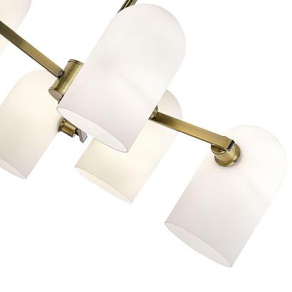 купить SLE1047-302-06 Люстра потолочная Бронза/Молочно-белый E14 6*40W NOBILIA в Алматы, svet.kz, доставка по Казахстану 