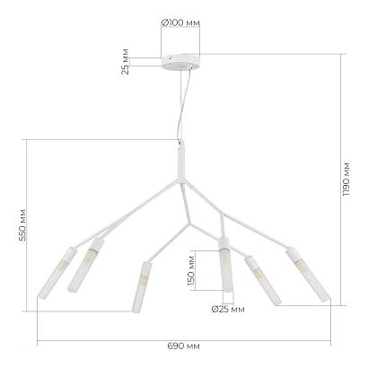 люстры sle1129-503-06 светильник подвесной , доставка по Казахстану 