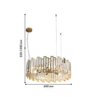 люстры подвесной светильник steg 4484-6p, доставка по Казахстану 