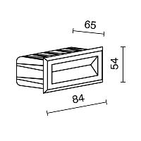 Дополнительная картинка Подсветка для лестниц Outdoor O045SL-L3W3K