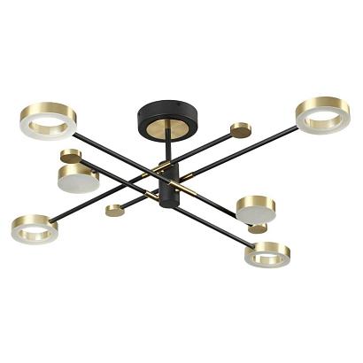 купить Потолочная светодиодная люстра Odeon Light Midcent Denzel 4321/55CL в Алматы, svet.kz, доставка по Казахстану 
