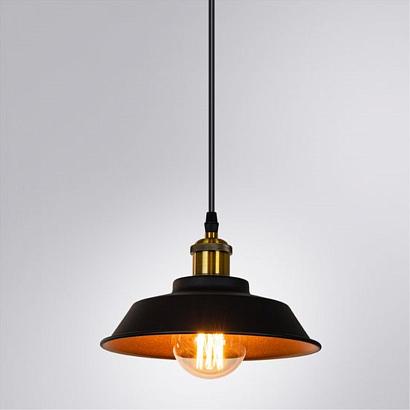 подвесной светильник arte lamp cappello a7038sp-1bk, доставка по Казахстану 