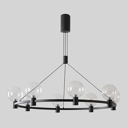 люстра crystal lux duet sp56w led black 4090/356, доставка по Казахстану 