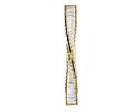 NEWPORT 8240 8246/A gold NEW , Бра, Gold Clear crystal L7,6*H65*Sp11,7 cm LED strip 17W 3000K 1700Lm