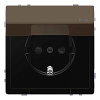 Розетка Schneider Electric Merten D-Life 16A с/з и крышкой MTN2314-6052 