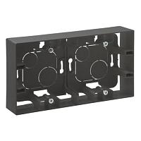 NILOE STEP Коробка накладного монтажа 2‑постовая, цвет Сталь