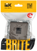 BRITE Роз. комп. RJ45 кат.6 РК11-БрТБ бр. IEK 