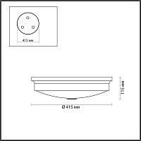Дополнительная картинка Настенно-потолочный светильник Odeon Light Walli Marsei 4824/4C