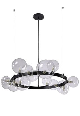 люстры люстра crystal lux agata sp15 v2 black/transparente crystal lux 0032/315, доставка по Казахстану 