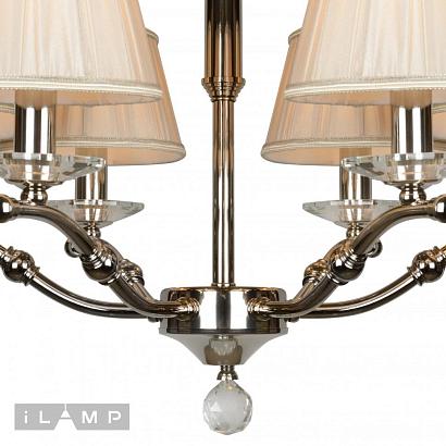 люстры подвесная люстра ilamp vivaldi 85125/6 cr, доставка по Казахстану 