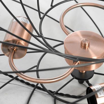 подвесная люстра lussole loft brooks grlsp-8246, доставка по Казахстану 