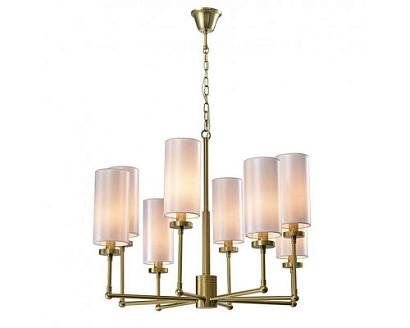 люстры newport 7260 7264+4/c без абажуров , люстра, matt brass  d81*h60 cm e14 8*40w, доставка по Казахстану 