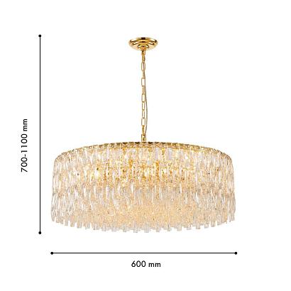 подвесная люстра robby favourite 4722-18p, доставка по Казахстану 