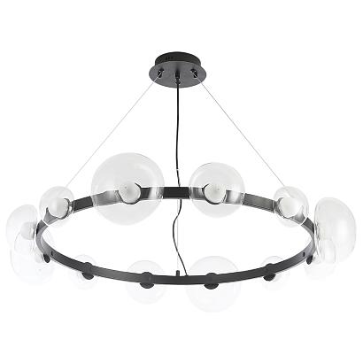 люстры светильник crystal lux bosque sp12 black/transparent crystal lux 0270/312, доставка по Казахстану 