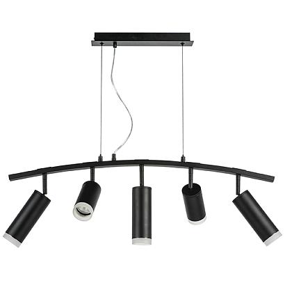 люстры lr7353728730 люстра rullo 5х50w gu10 черный  571735 - 214437-2 - 214487-3 - 202430-5, доставка по Казахстану 