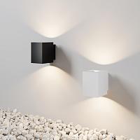 Дополнительная картинка Уличный настенный светильник Outdoor O507WL-L10W3K Block