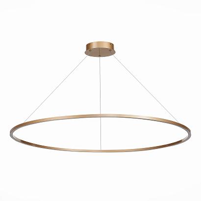 люстры st605.203.57 cветильник подвесной  smart st-luce золотистый/белый led 1*57w 2800-6500k, доставка по Казахстану 