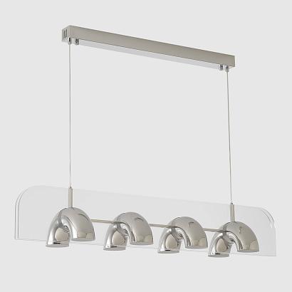 люстра crystal lux element sp48w led chrome crystal lux 4021/248, доставка по Казахстану 