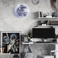 3085/CL PALE SN 015 Светильник пластик/белый/синий LED 30Вт без ДУ 4000К D330 IP43 SPACE