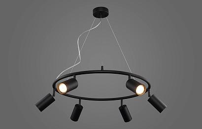 светильник подвесной crystal lux rivo sp6 bl crystal lux 4240/306, доставка по Казахстану 