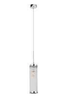 светильник подвесной crystal lux tadeo sp1 d100 chrome/transparente crystal lux 3030/201, доставка по Казахстану 