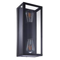 Дополнительная картинка Уличный настенный светильник Arte Lamp Belfast A4569AL-2BK
