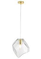 светильник подвесной crystal lux nuestro sp1 gold/transparent crystal lux 3422/201, доставка по Казахстану 