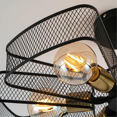 потолочный светильник arte lamp maasym a7044pl-6bk, доставка по Казахстану 