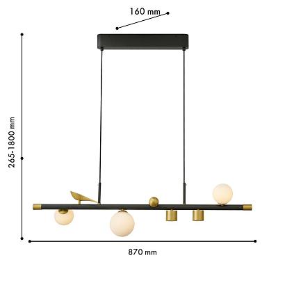 люстры подвесной светильник sparrow 4324-5p, доставка по Казахстану 