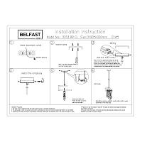 Дополнительная картинка Подвесной светильник Belfast Colvil 3253 BR CL
