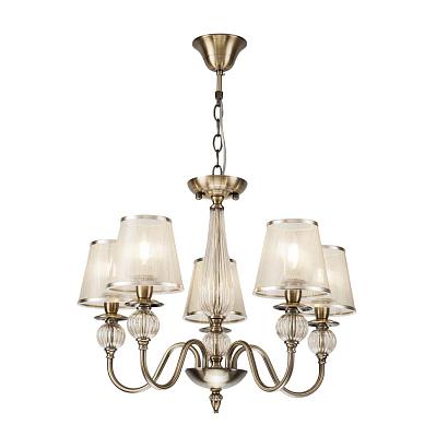 люстры подвесная люстра freya inessa fr2685pl-05bz, доставка по Казахстану 