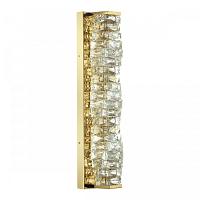 4999/15WL HALL ODL23 433 золотой/прозрачный/металл/хрусталь Бра LED 15W 4000K STRAZA