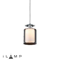 светильник подвесной ilamp king rm6201-1p cr+cl, доставка по Казахстану 