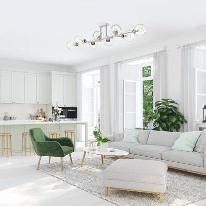 потолочная люстра lumion moderni alana 4517/8c, доставка по Казахстану 