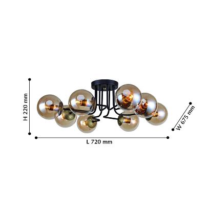 люстры потолочная люстра f-promo modestus 2344-8u, доставка по Казахстану 