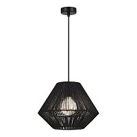 sle6025-403-01 светильник подвесной черный/черный e27 1*40w ettan, доставка по Казахстану 