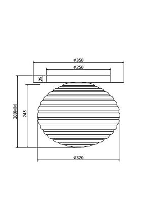 люстры потолочный светильник maytoni mod268cl-01b, доставка по Казахстану 