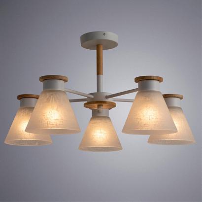 потолочная люстра arte lamp tyler a1031pl-5wh, доставка по Казахстану 